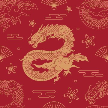 Ilustrasi Shio Naga. (Freepik)